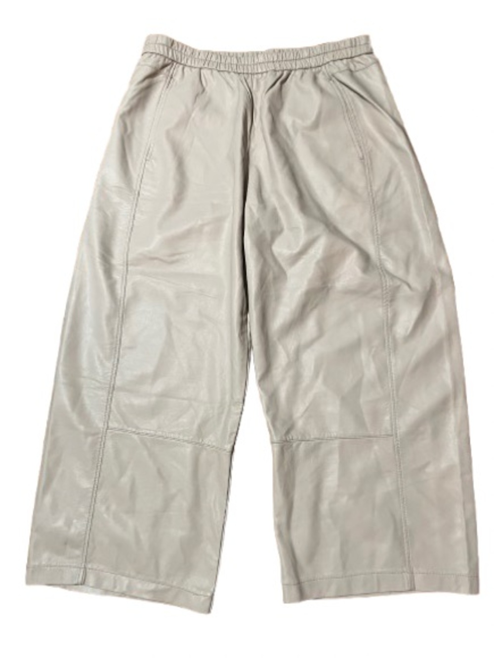 Pilcro Wide-Leg Barrel Faux Leather Pants Size Large